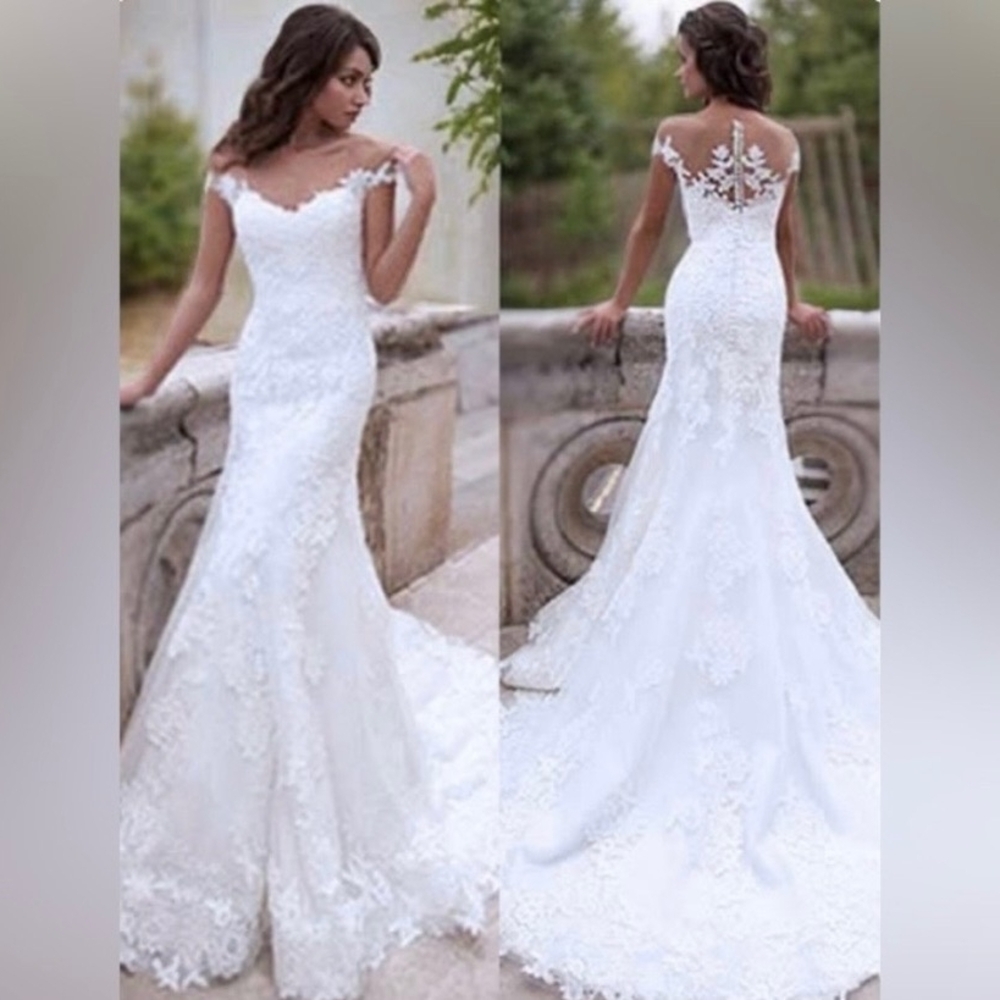 Elegant White Lace Dress